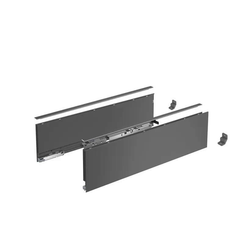 Kit tiroir profils paroi fine AvanTech YOU – hauteur 139 mm – anthracite Nouveauté