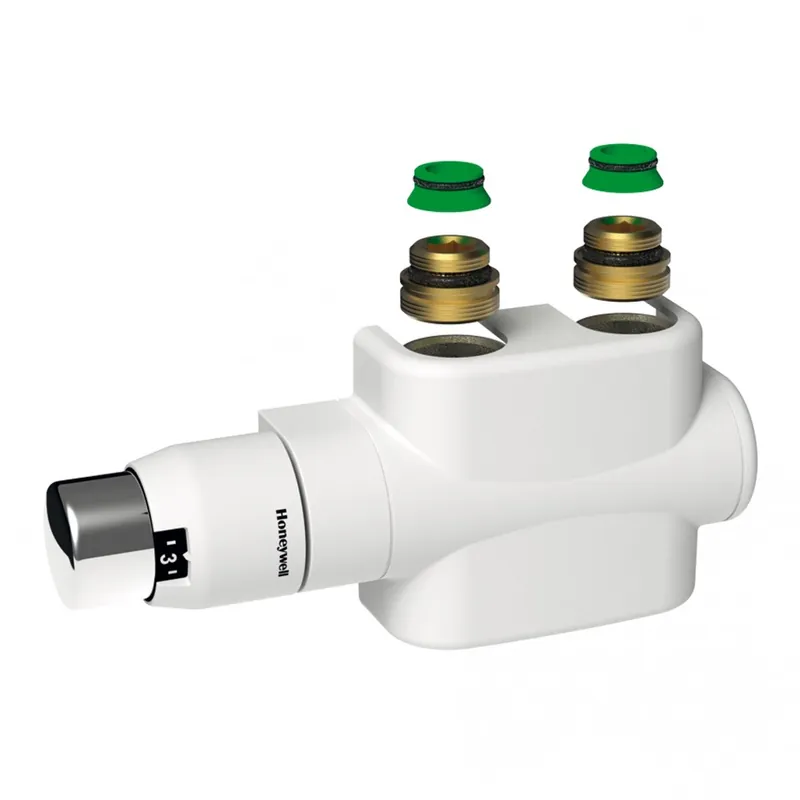 Prix Bas Bloc de raccordement droit design avec vanne thermostatique réversible