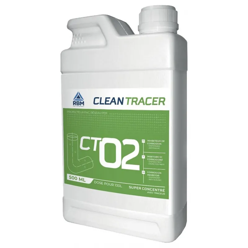 Inhibiteur de corrosion super concentré – réseau PER – Clean Tracer CT 02 Jusqu’à Épuisement Des Stocks