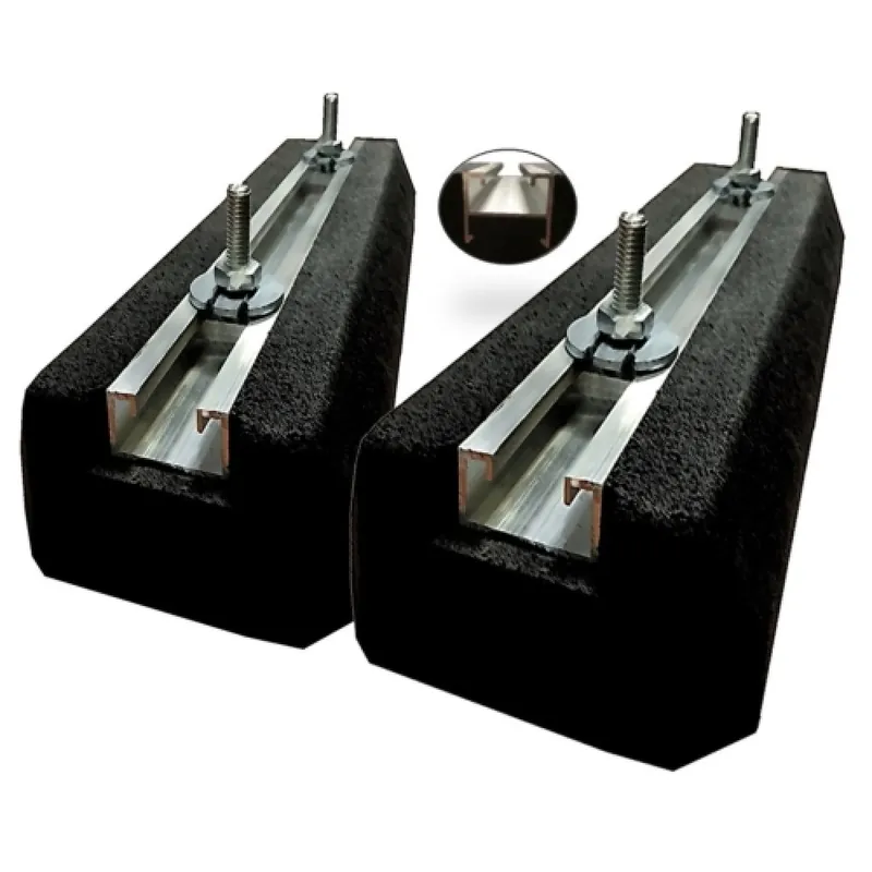 Supports de sol – 400 mm – charge max 300 kg – 1 paire – Mini Rubber Commander Maintenant