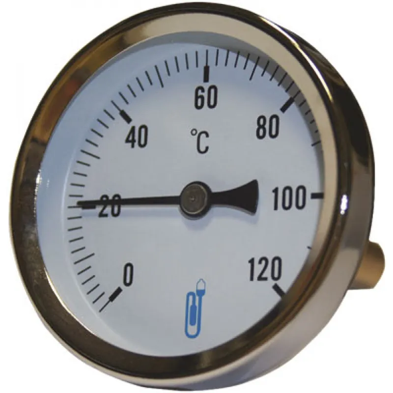 Achetez Aujourd’hui Thermomètre bimétallique à cadran – Ø 63 mm – plonge 40 mm – A45