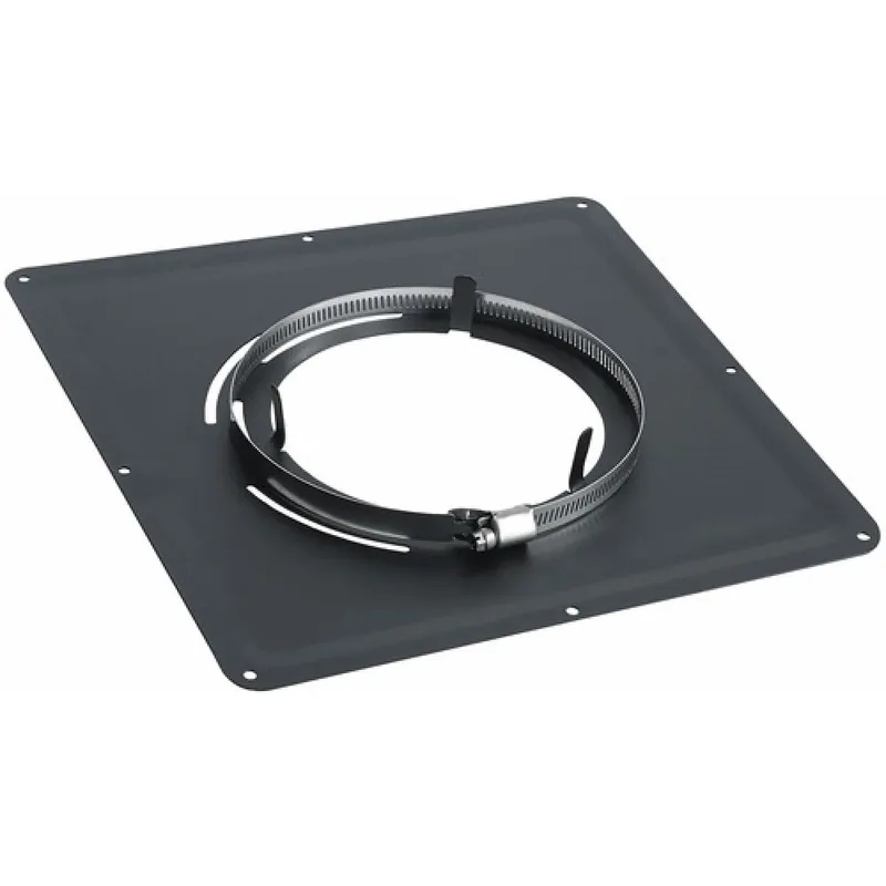 Plaque de propreté – inox émail noir mat – dimensions 400 x 400 mm Promotion Saisonnière