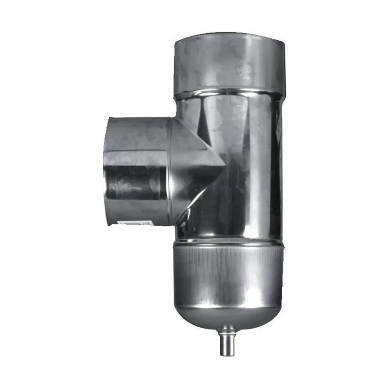 Acheter En Ligne Té à 90° avec purge en inox 304 - piquage femelle pour tubage