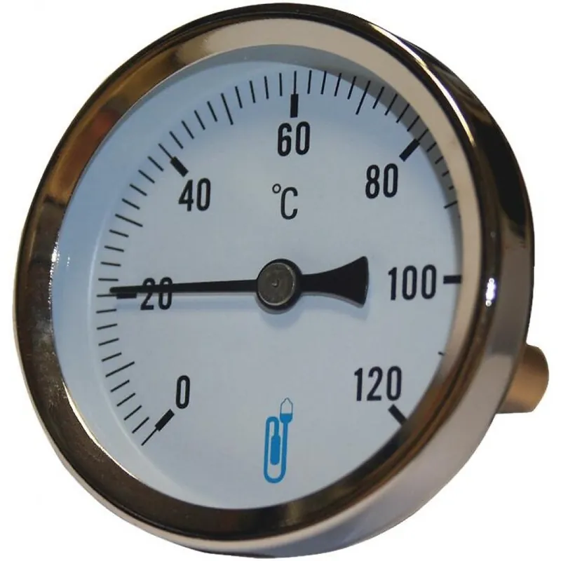 Thermomètre bimétallique à cadran – Ø 63 mm – plonge 60 mm – A45 Authentique