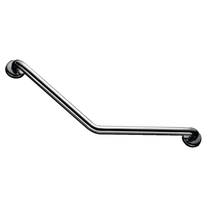 Barre d'appui - coudée 135° - Inox chromé - diamètre 32mm Paiement Sécurisé