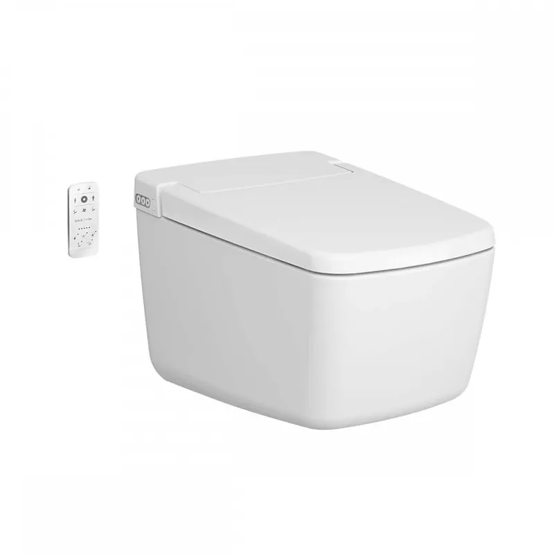 Retour Gratuit WC suspendu lavant sans bride connecté avec abattant chauffant – V-Care Prime