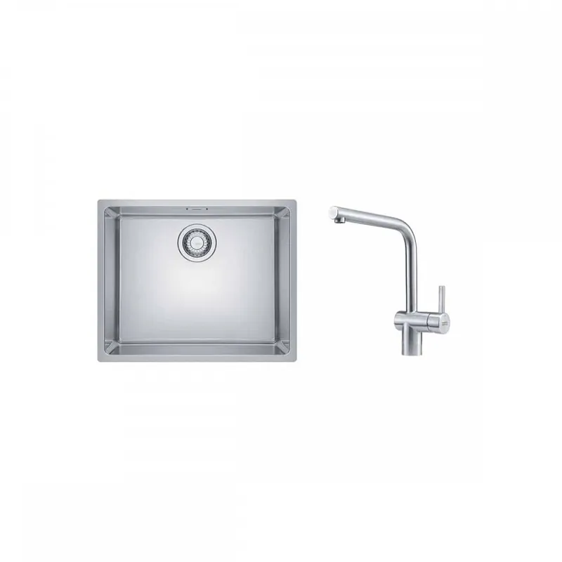 Pack évier sous plan Maris MRX 110-50 et mitigeur Atlas Neo à bec – inox Expédié Aujourd’hui