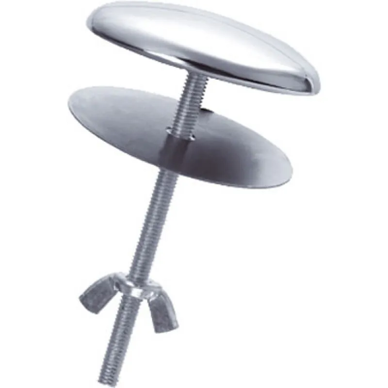 Cache trou laiton chromé Ø 50 mm Vente Directe
