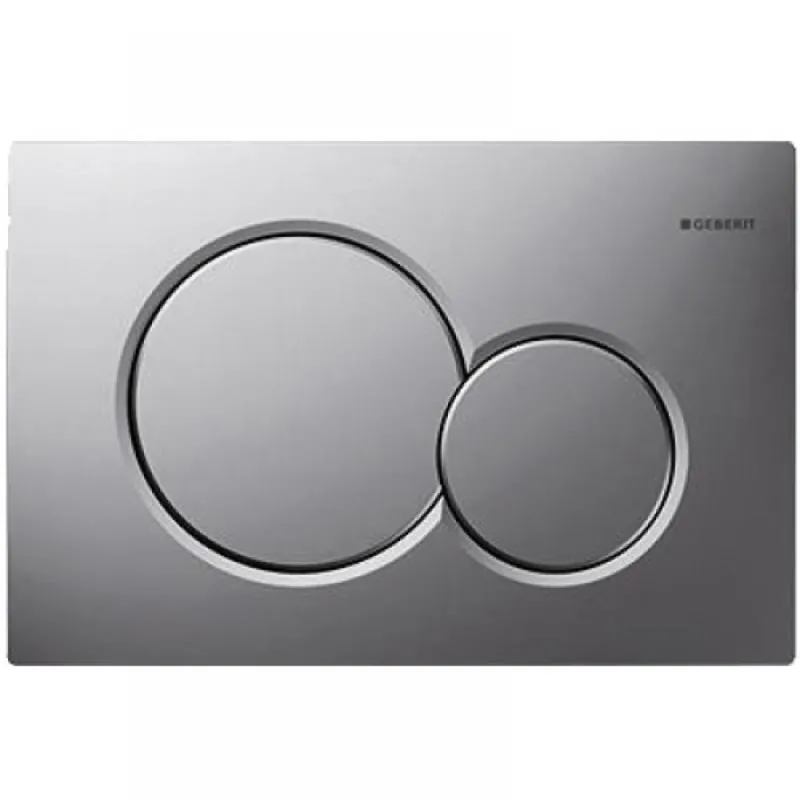 Affaire À Saisir Plaque de commande double touche Sigma 01 – chromé mat