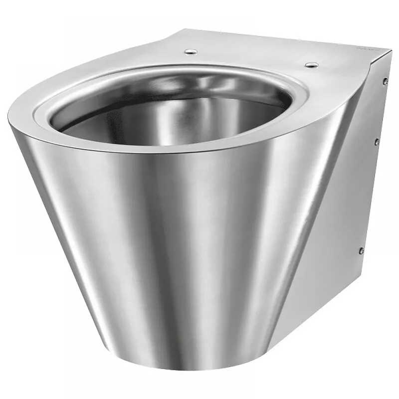 Cuvette WC suspendue en inox – alimentation horizontale – BCN S Seulement Aujourd’hui