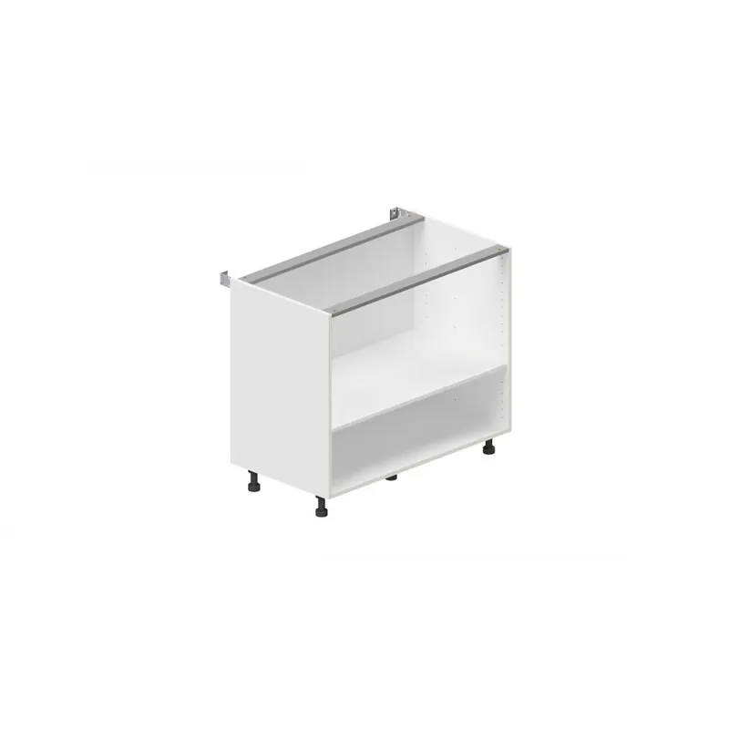 Promotion Saisonnière Caisson bas hauteur 770 mm profondeur 540 mm avec 1 tablette – blanc