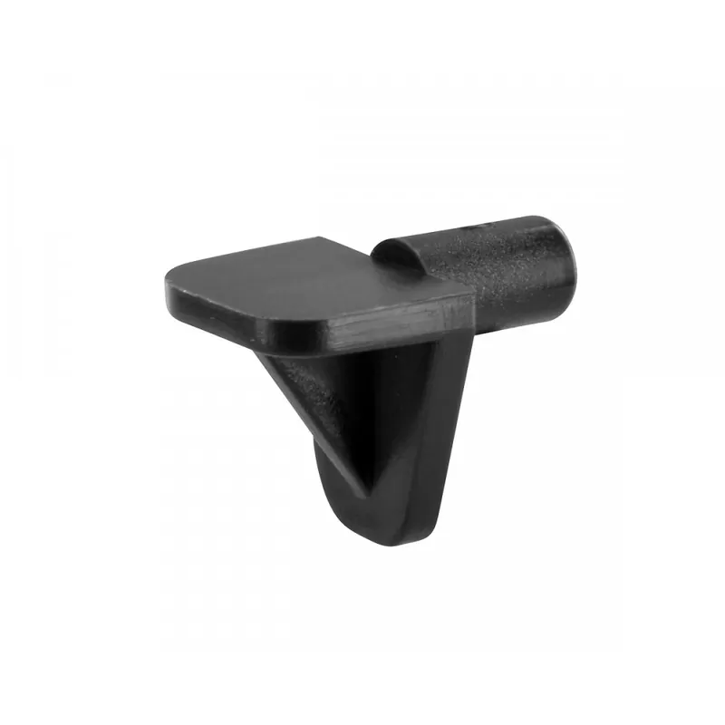 Taquet d'étagère en plastique noir équerre à enfoncer – diamètre 5 mm Meilleure Vente