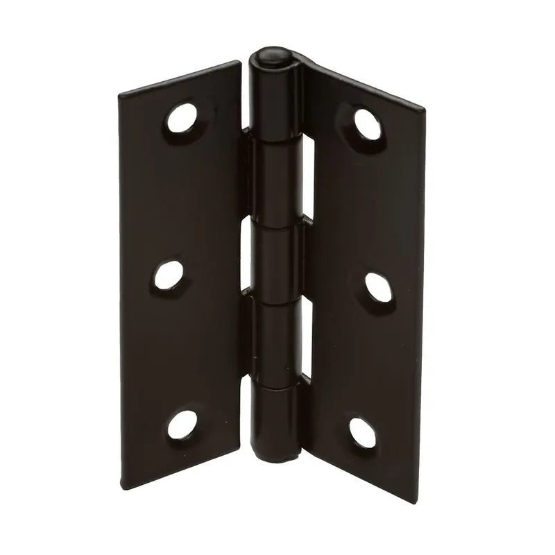 Solde Charnières rectangulaires en acier noir pour porte de meuble – par 20