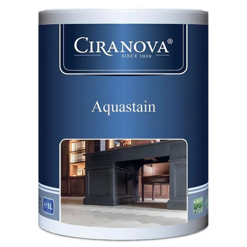Teinte aquastain base d'eau et micro pigments -pour veinage du bois 1L Offre Exclusive