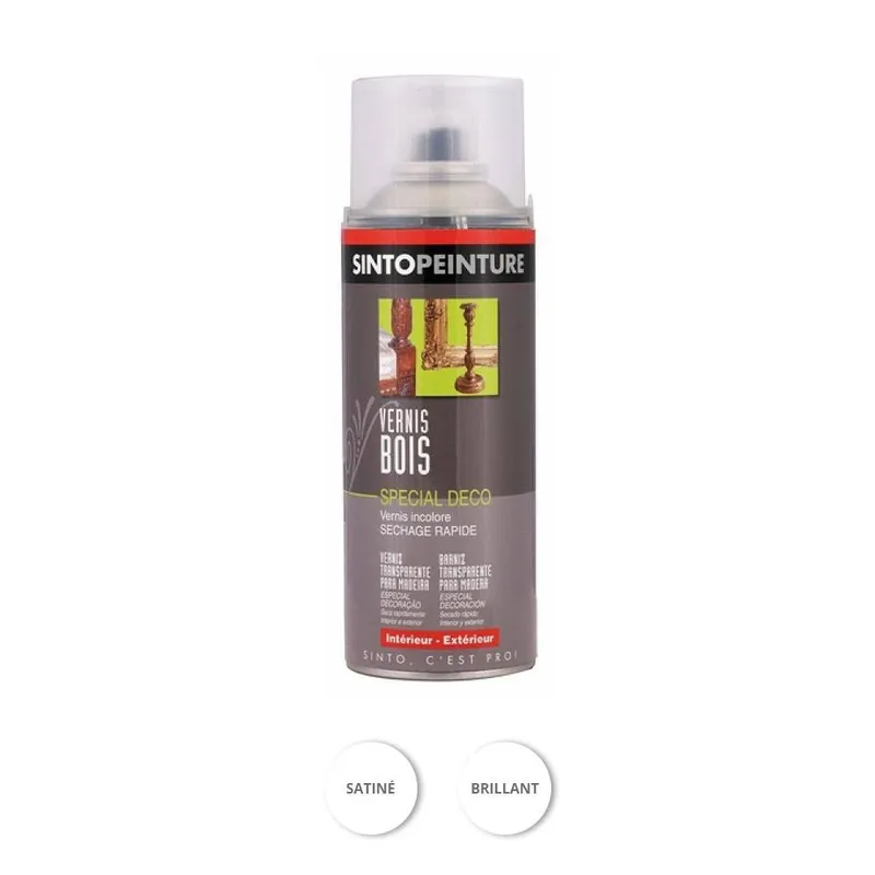 Vernis bois – 400 ml – Sintopeinture Dernière Chance
