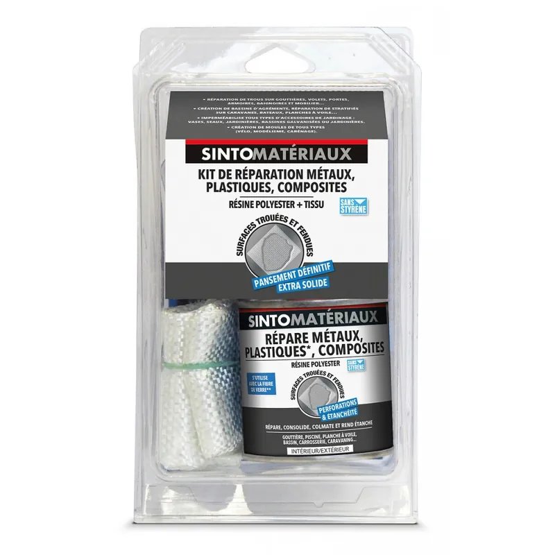 Résine polyester – pour réparer et consolider – multi-supports Quantité Limitée