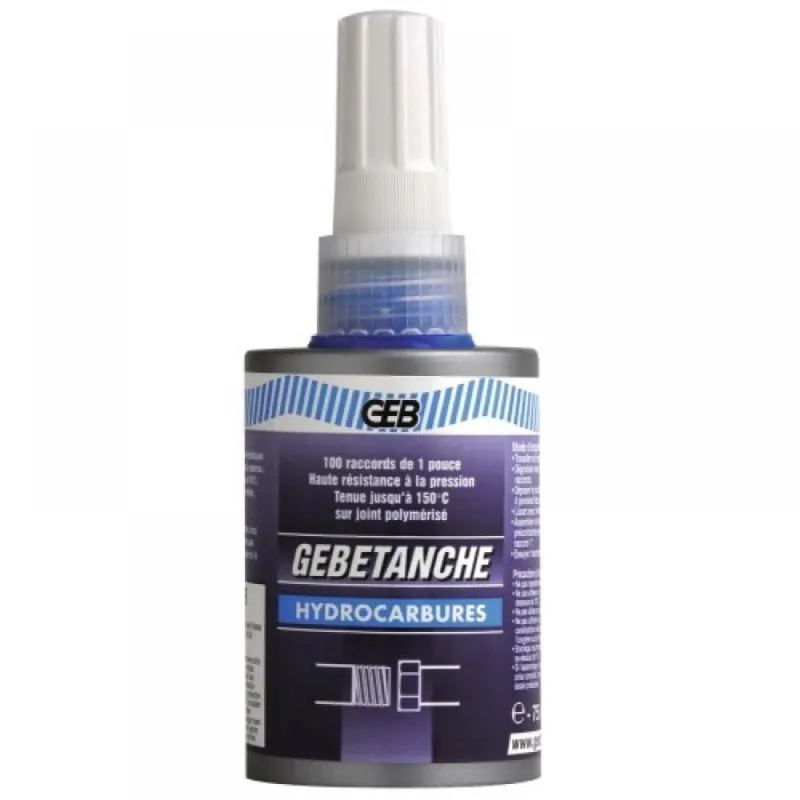 Gébétanche – étanchéité raccords – spécial hydrocarbure – 75 ml Pas Cher