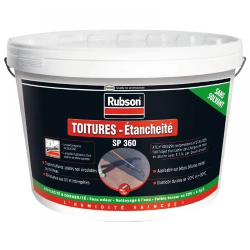 Résine silicone – étanchéité toitures – polyvalent – 5 kg – SP 360 Marque