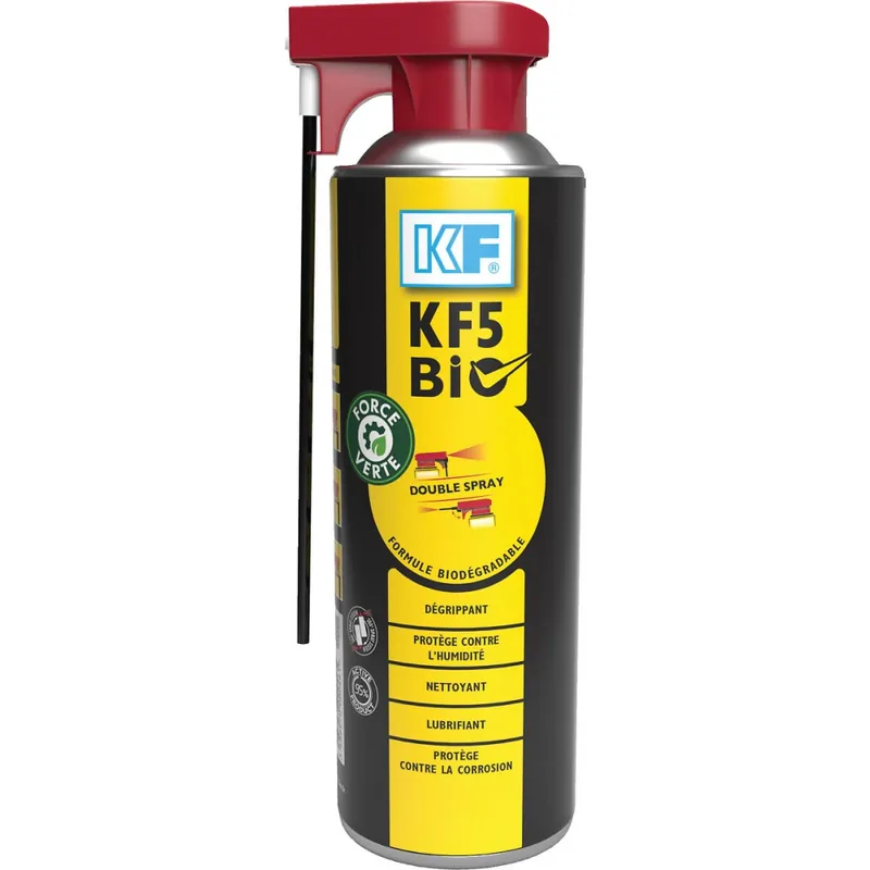 Vente Flash Huile polyvalente biodégradable KF5 Bio double spray – 400 ml