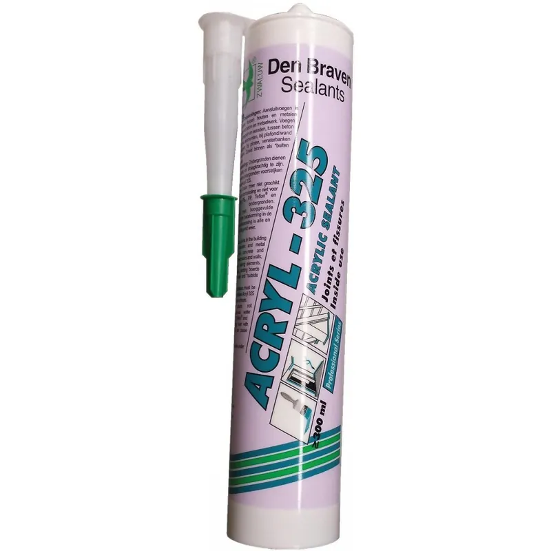 Acheter Direct Mastics acrylique joints et fissures Acryl 325 – 25 cartouches de 300 ml