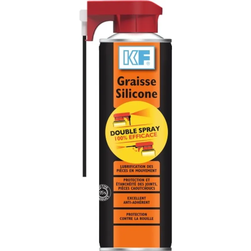 Prix Réduit Graisse Silicone – translucide – diffuseur double Spray – aérosol