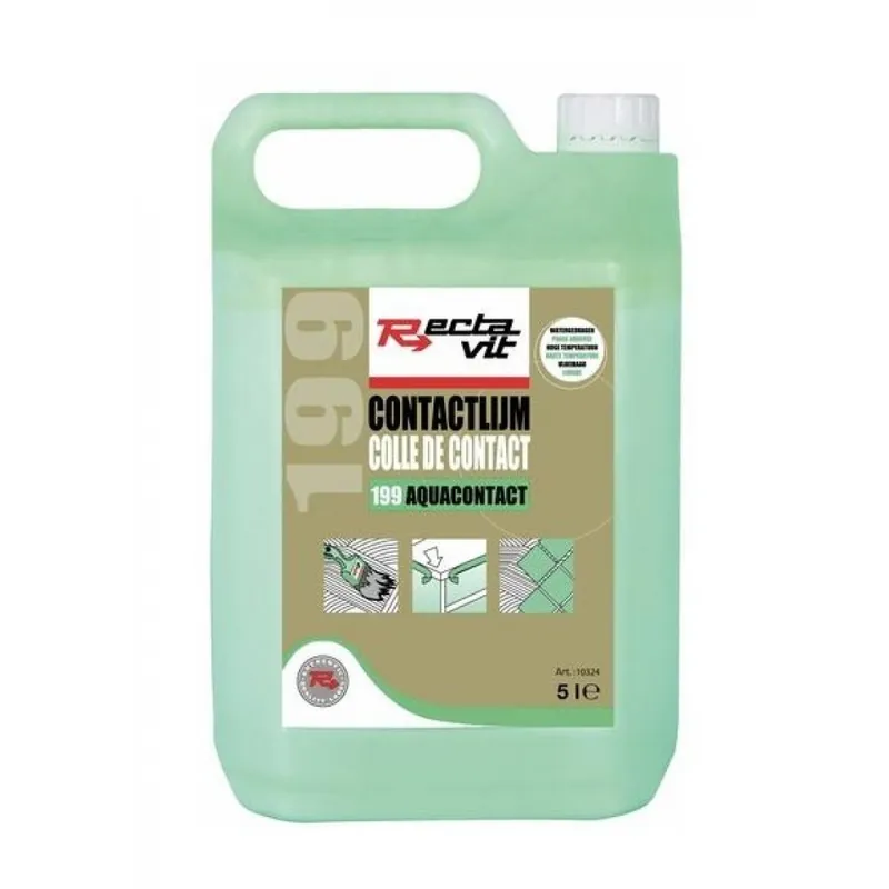 Remise Colle contact liquide – 5 litres – phase aqueuse – 100 Aquacontact