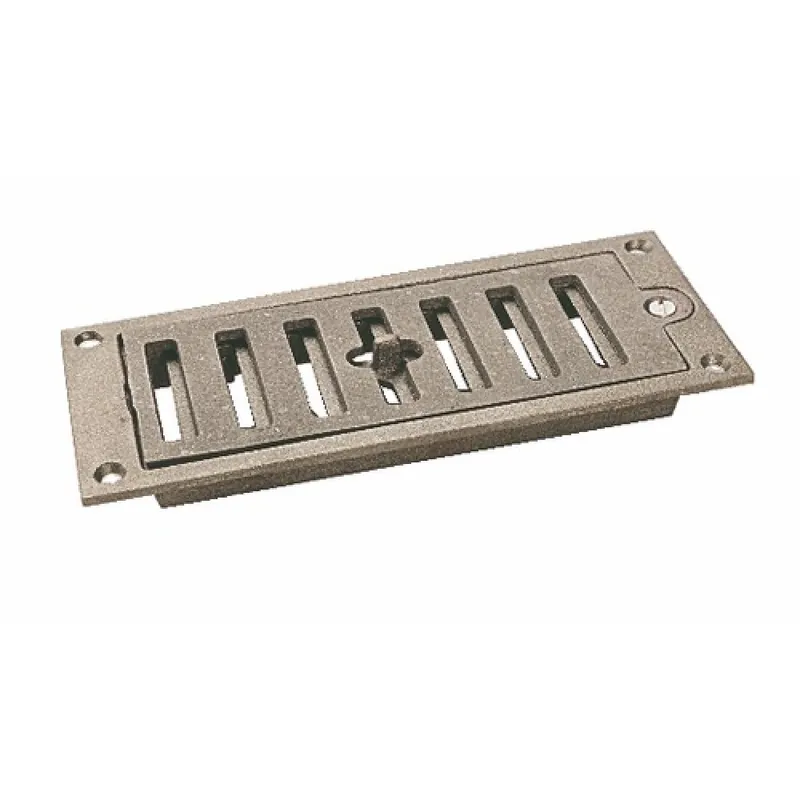 Nouvel Arrivage Grille d’aération rectangulaire en fonte à - fermeture réglable