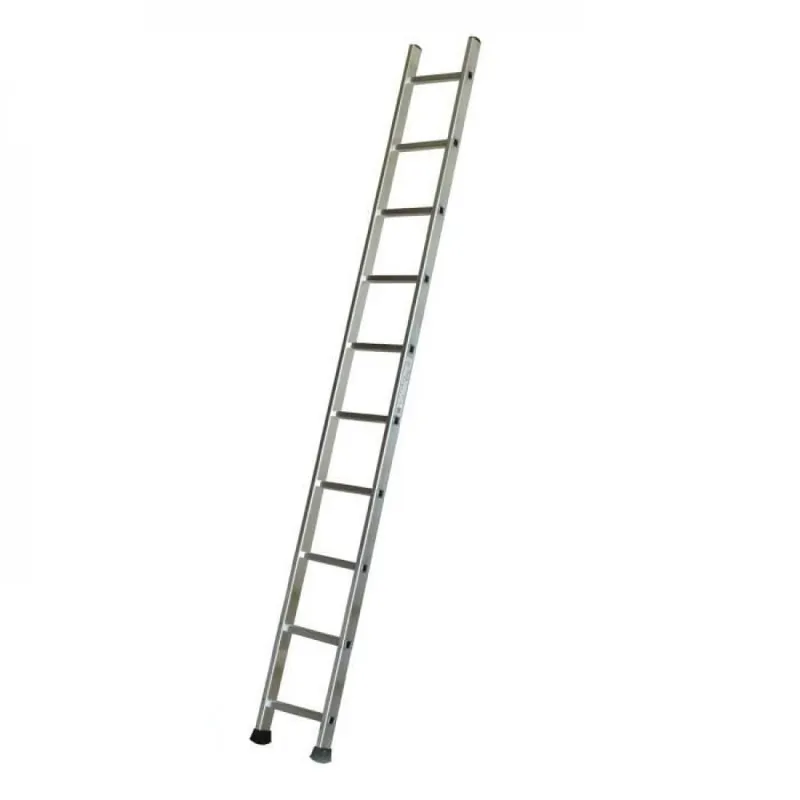 Echelle aluminium simple - 10 échelons - hauteur de travail 3,90 m Solde