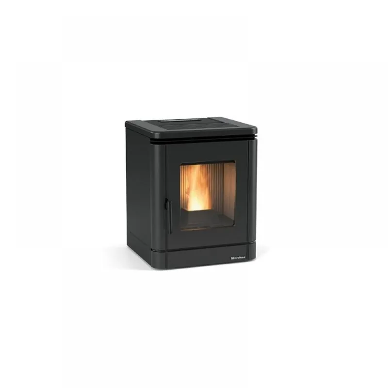 Super Prix Poêle à granulés ventilé et étanche – 5,1 kW – noir – Peggy