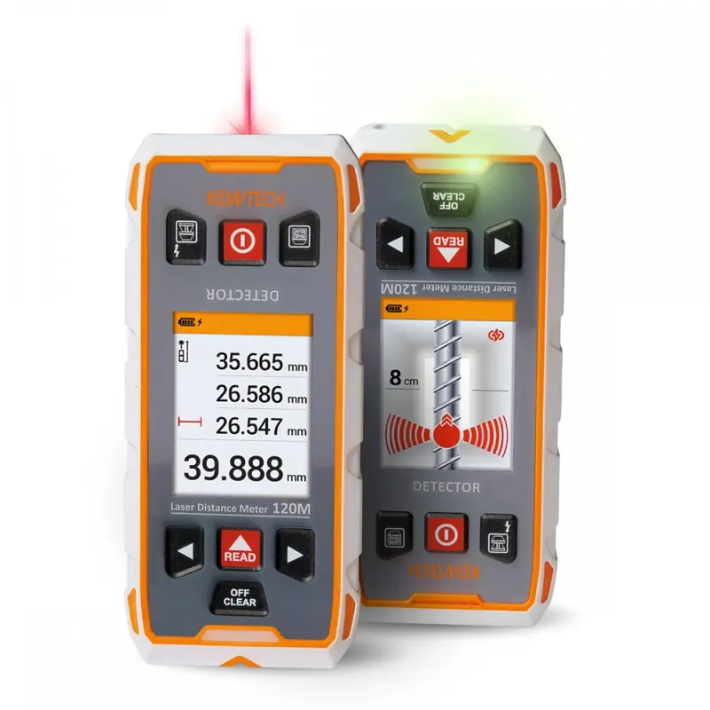 Nouvelle Collection Télémètre laser rechargeable avec détecteur mural intégré