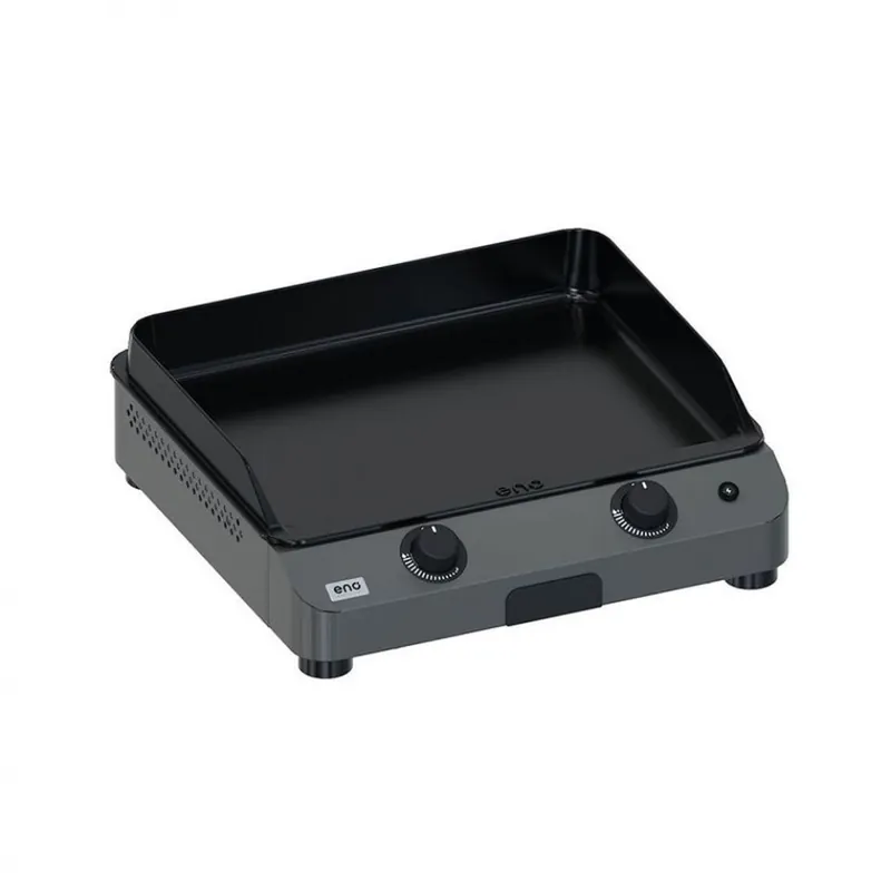 Plancha gaz 2 brûleurs 60cm Gris Cargo – Fusion 60 Vente Flash