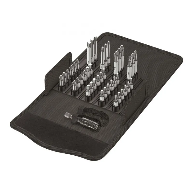 Prix Cassé Trousse de 42 embouts de vissage et porte-embouts Bitsafe