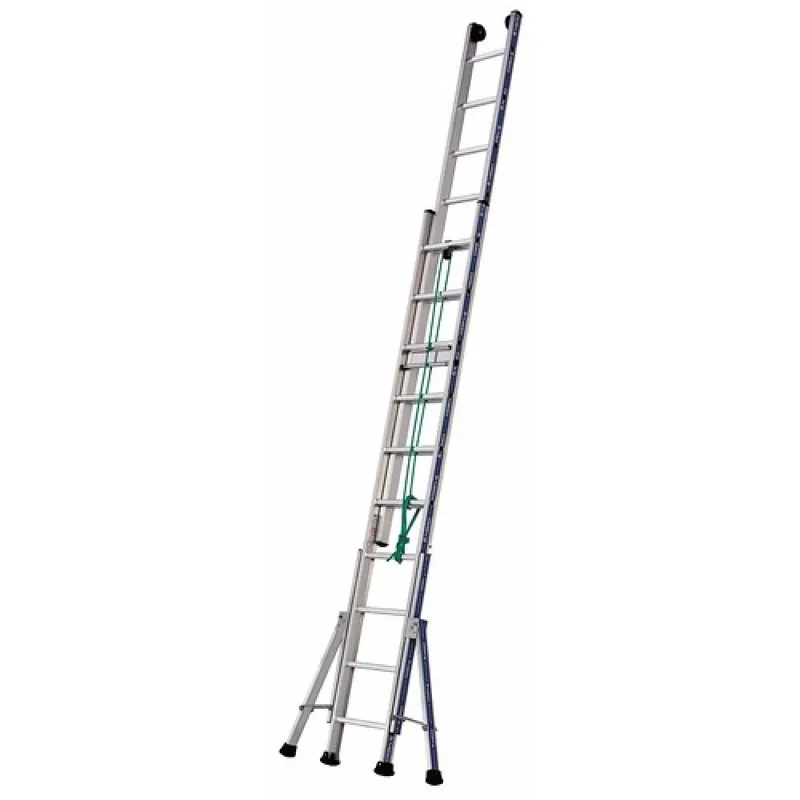 Commande En Gros Échelle à coulisse à corde en aluminium Hauteur de travail 5,83m - Platinium 300