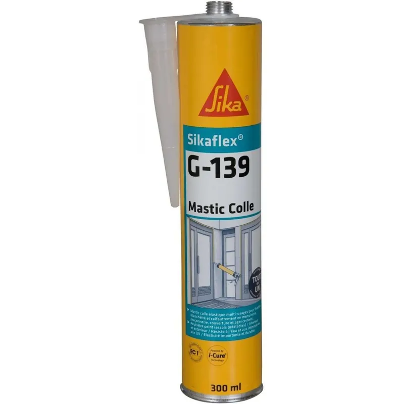 Achat Immédiat Mastic-colle polyuréthane multi-usages à prise rapide Sikaflex® G-139