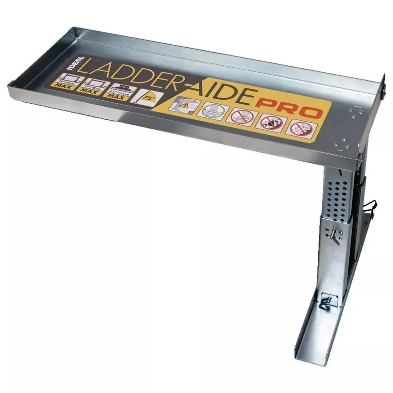 Certifié Taquet d'escalier – pied réglable – Ladder-Aide Pro