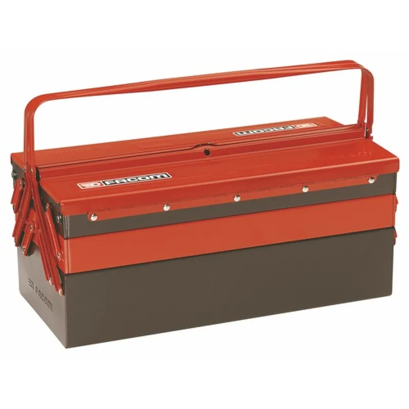 Boîte à outils – métallique – 5 plateaux de rangement Offre Spéciale