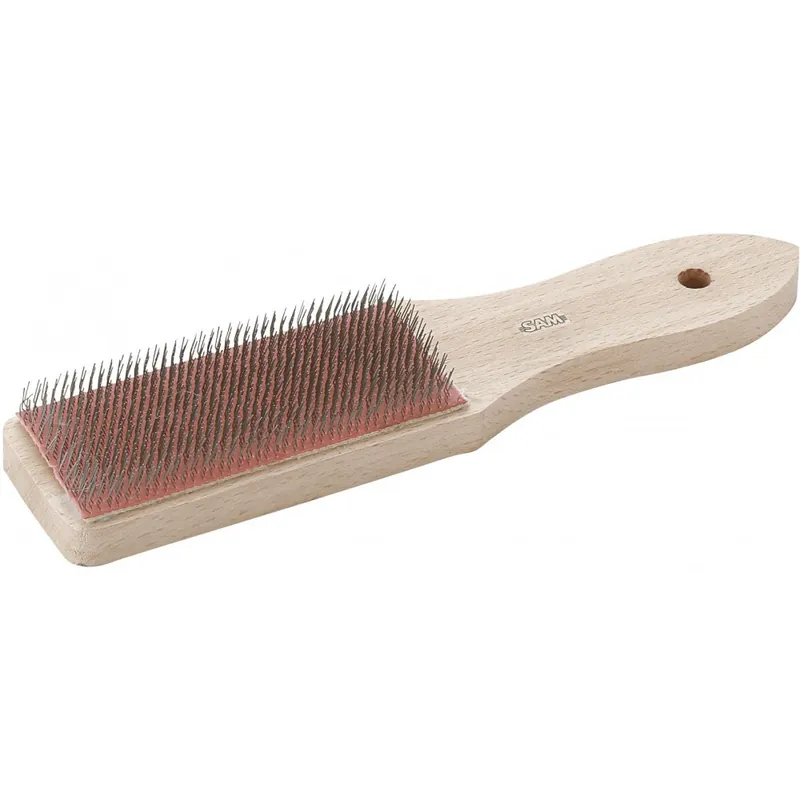 Carde à lime en bois et acier trempé pour nettoyage des limes - CL-20 Acheter En Ligne