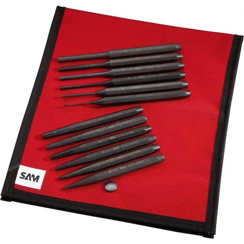 Prix Réduit Trousse de 6 chasse-goupilles et 6 chasse-clous hexagonaux 7-CTR12A