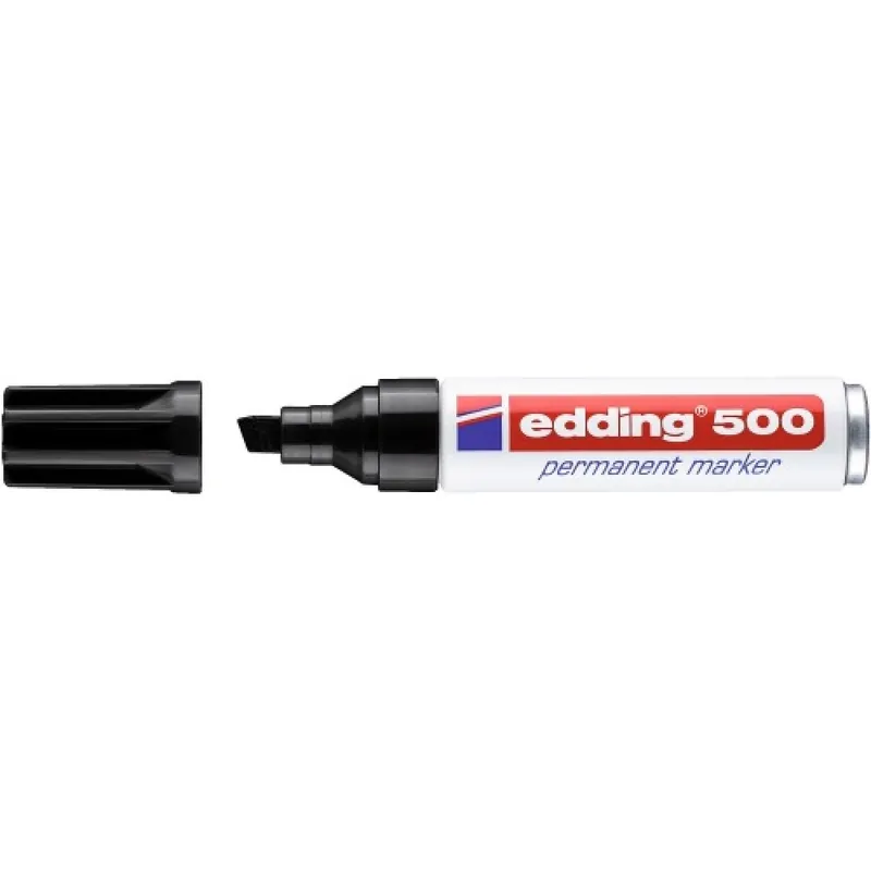 Marqueur permanent Edding 500 - pointe biseautée Acheter Direct