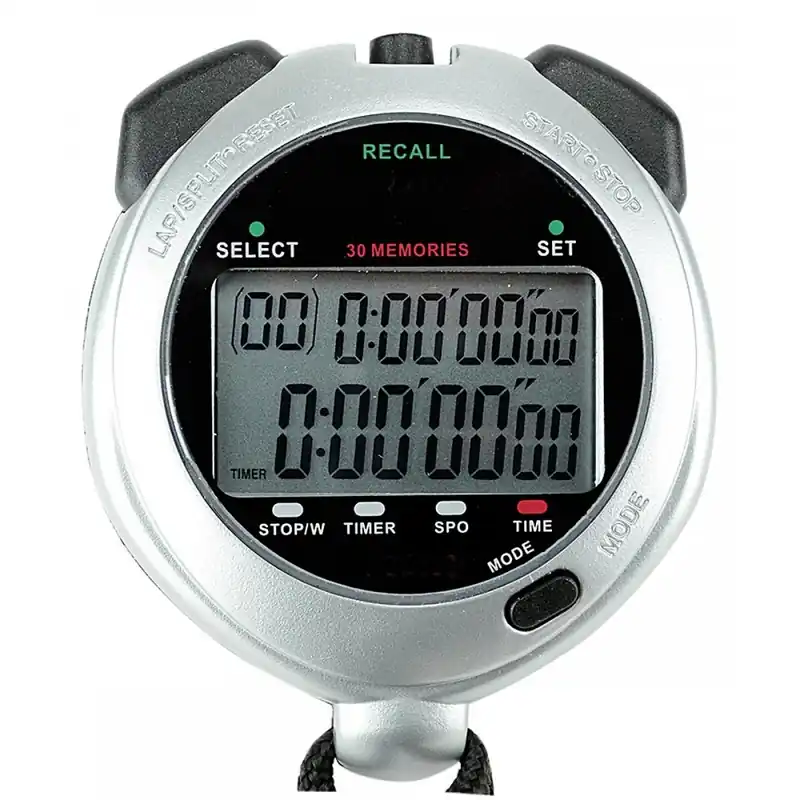 Top Vente Chronomètre digital – 30 mémoires – 1/100ème de seconde
