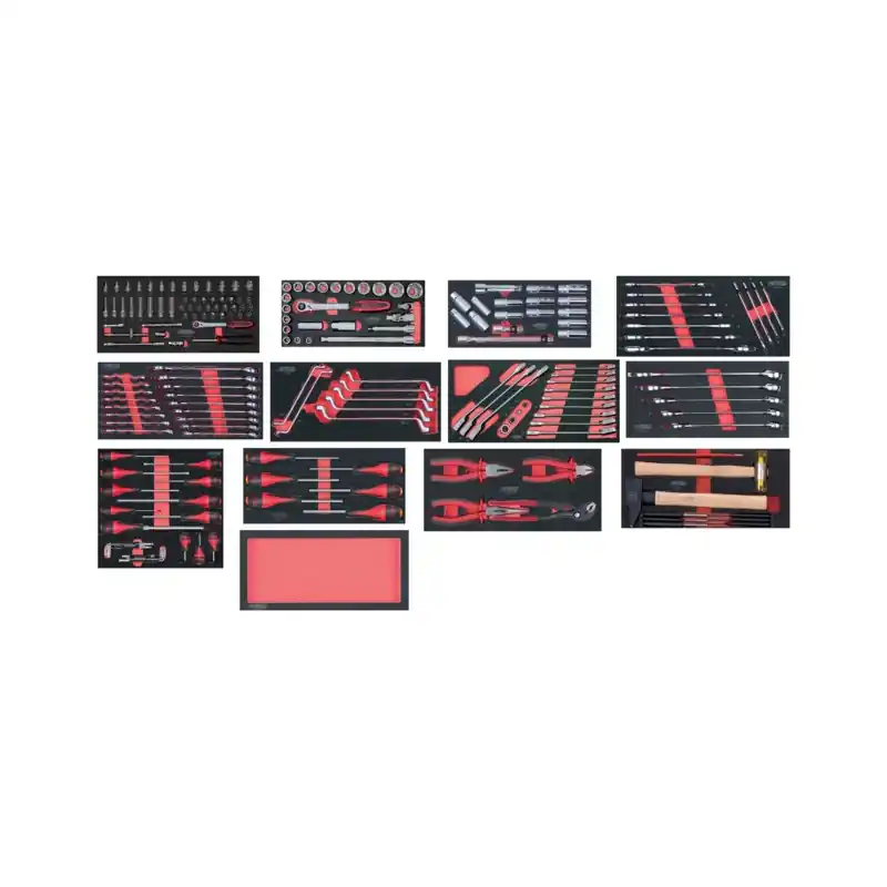 COMPOSITION OUTILS 5 TIROIRS POUR SERVANTE 198 PIECES Must-Have