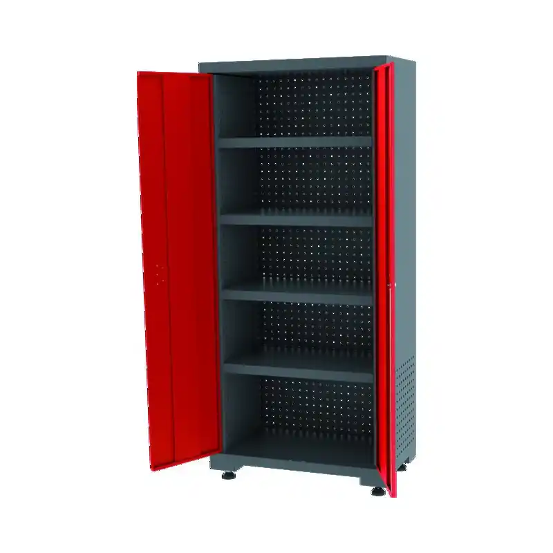 ARMOIRE DE RANGEMENT HAUTE A 4 ETAGERES Vente Flash