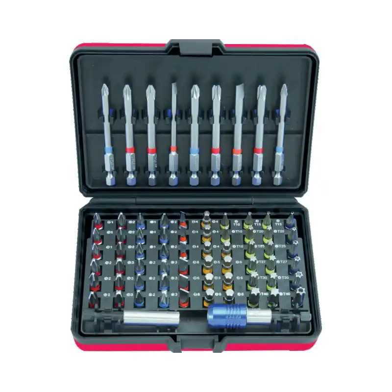 Jusqu’à Épuisement Des Stocks EMBOUTS DE VISSAGE CODE COULEUR TORSION 71 PCS