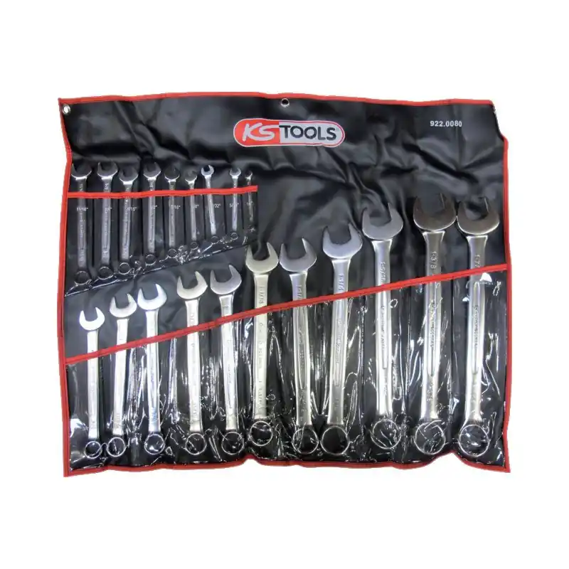 Achat Immédiat JEU DE 20 CLE MIXTES POUCES ULTIMATE-TROUSSE