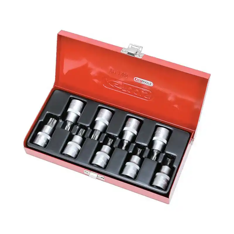 Dernier Modèle JEU DE 9 DOUILLES TOURNEVIS 1/2 TORX 20 A 60
