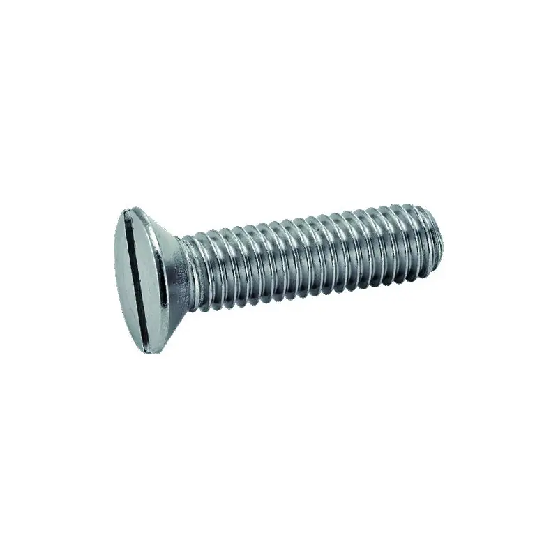 Vis metaux tete fraisee fendue 8×80 zn din963 (boite de 100) Dernier Modèle