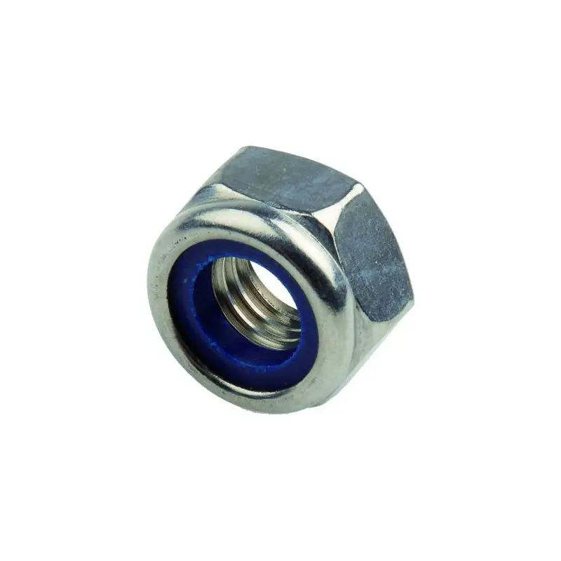 Ecrou hexagonal frein nylon d.14mm inox a2 (boite de 50) Nouveauté