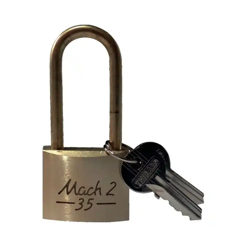 Satisfait Ou Remboursé CADENAS MACH-2 35MM ANSE HAUTE 45 MM 2 CLES