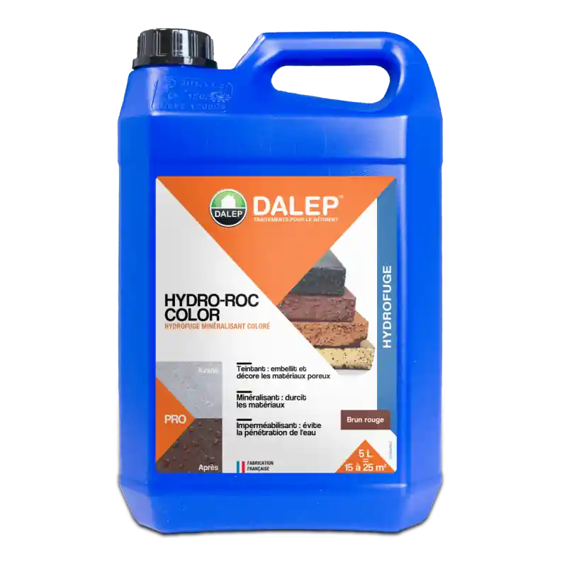Certifié HYDRO-ROC COLOR TUILE – Hydrofuge minéralisant coloré 5L
