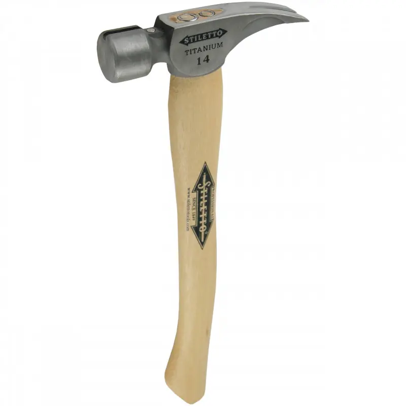 Achat Immédiat MARTEAU STILETTO TITANE AVEC MANCHE BOIS HICKORY TI14SCH16 – Blister